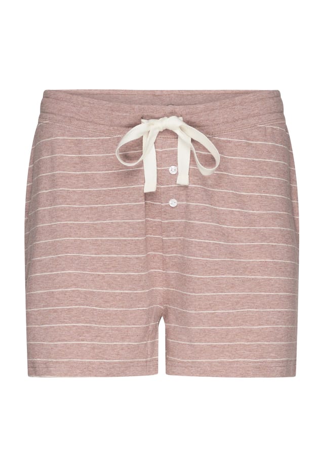 Полосатые шорты для сна из хлопковой смеси Manguun, коричневый
Полосатые шорты для сна из хлопковой смеси Manguun, коричневый