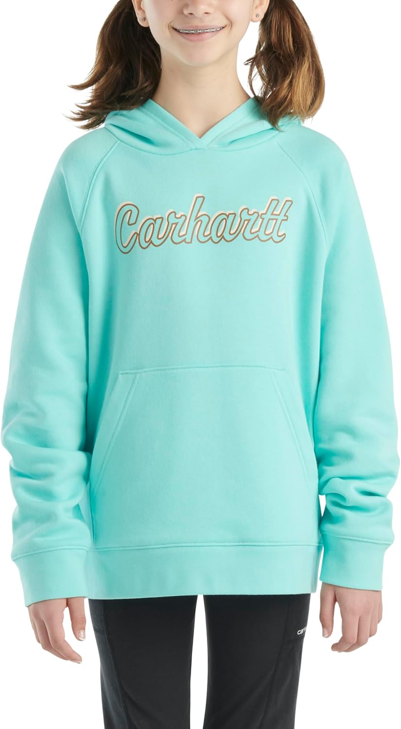 Детская толстовка с длинными рукавами и принтом Carhartt CA7053 для девочек, Aruba Blue
Детская толстовка с длинными рукавами и принтом Carhartt CA7053 для девочек, Aruba Blue