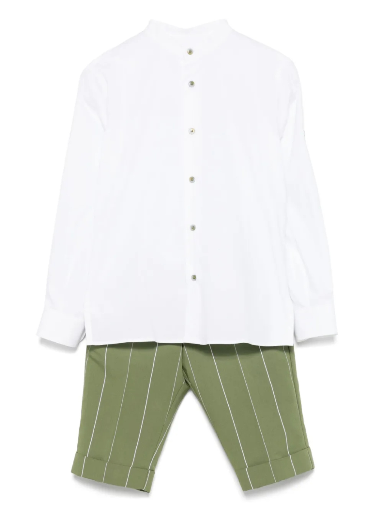 Комплект полосатых шорт Colorichiari, зеленый
Комплект полосатых шорт Colorichiari, зеленый