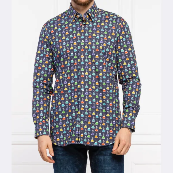 Рубашка приталенного кроя Basel Emanuel Berg, синий
Рубашка приталенного кроя Basel Emanuel Berg, синий