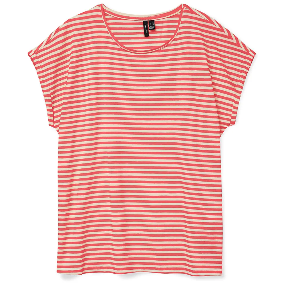 Футболка с коротким рукавом Vero Moda Ava Stripe, оранжевый 
Футболка с коротким рукавом Vero Moda Ava Stripe, оранжевый