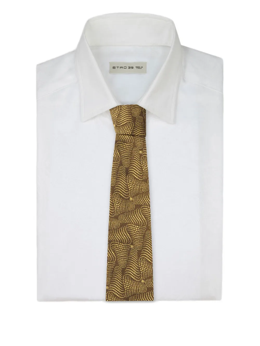 Шелковый галстук с волнистым узором ETRO, желтый
Шелковый галстук с волнистым узором ETRO, желтый