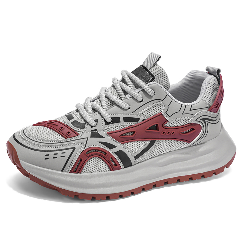 TEXWOOD Серо-красные мужские повседневные кроссовки с ударопрочным покрытием, цвет Gray Red
TEXWOOD Серо-красные мужские повседневные кроссовки с ударопрочным покрытием, цвет Gray Red