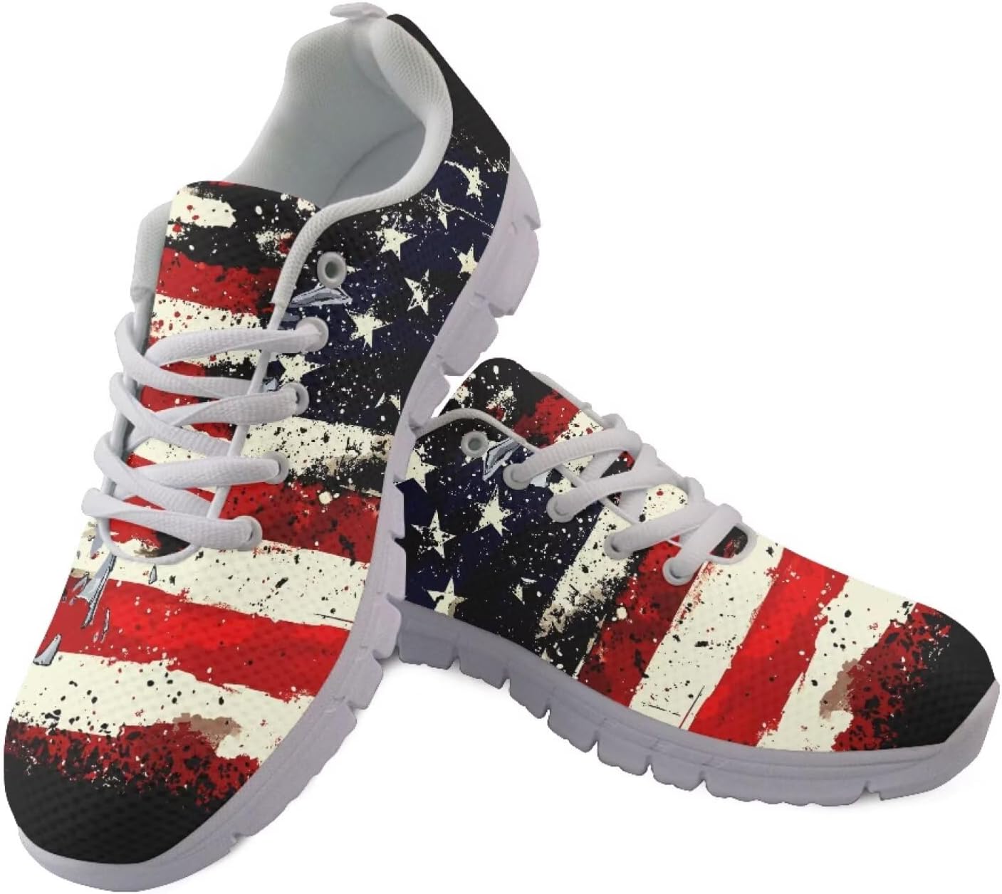 Кроссовки с американским флагом для женщин, беговые и теннисные обувь, легкие спортивные кроссовки для тренировок и пробежек, кроссовки на 4 июля Getelinseng
Кроссовки с американским флагом для женщин, беговые и теннисные обувь, легкие спортивные кроссовки для тренировок и пробежек, кроссовки на 4 июля Getelinseng