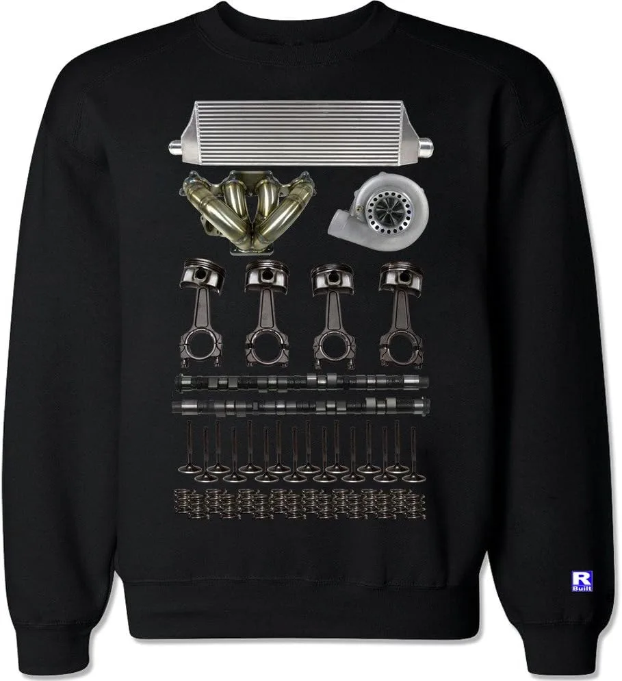 FTD Apparel мужской свитер с круглым вырезом Turbo Parts
FTD Apparel мужской свитер с круглым вырезом Turbo Parts