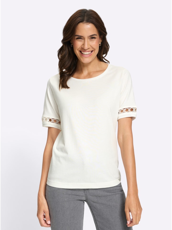 Рубашка с короткими рукавами цвета экрю WITT WEIDEN
Рубашка с короткими рукавами цвета экрю WITT WEIDEN