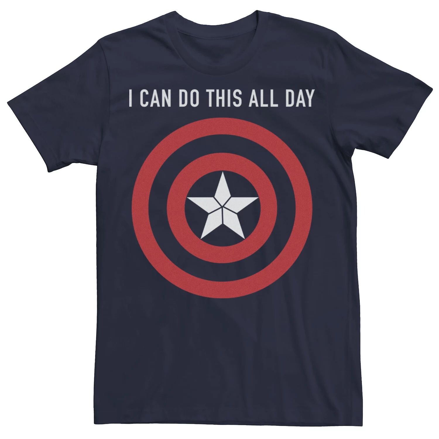 Мужская футболка с изображением портрета Капитана Америки I Can Do This All Day Shield Marvel
Мужская футболка с изображением портрета Капитана Америки I Can Do This All Day Shield Marvel