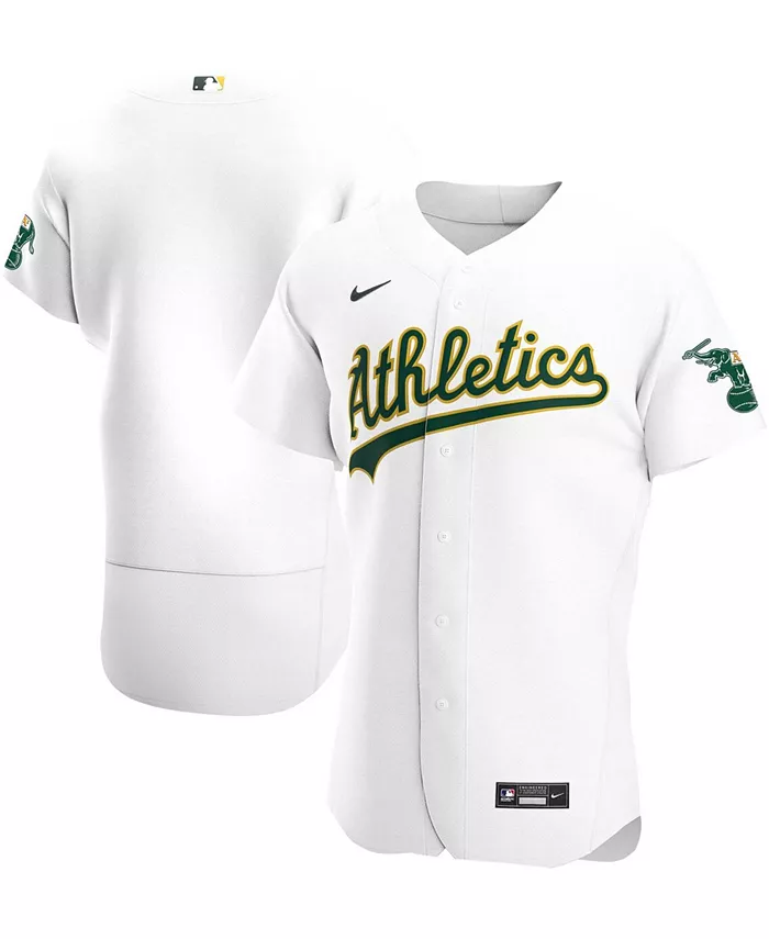 Мужская белая домашняя автентичная футболка Oakland Athletics Nike
Мужская белая домашняя автентичная футболка Oakland Athletics Nike