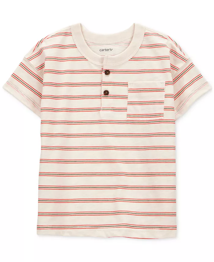 Футболка-поло для мальчиков с полосками из рыхлого джерси Carter's, мультиколор
Футболка-поло для мальчиков с полосками из рыхлого джерси Carter's, мультиколор