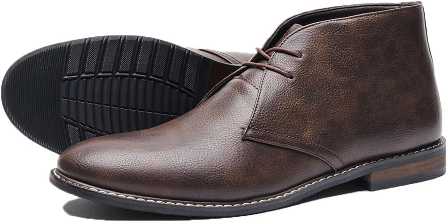 Мужские классические винтажные чукка-ботинки Myallfeet, модные повседневные шнурованные ботинки для поло, из натуральной кожи, износостойкие, нарядные, коричневый
Мужские классические винтажные чукка-ботинки Myallfeet, модные повседневные шнурованные ботинки для поло, из натуральной кожи, износостойкие, нарядные, коричневый