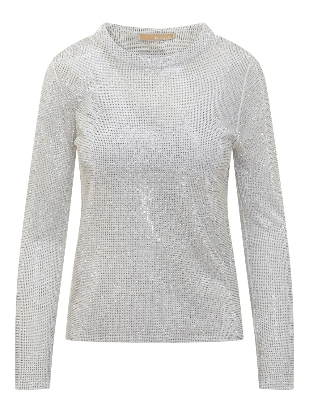 Топ с круглым вырезом Michael Michael Kors, серебристый
Топ с круглым вырезом Michael Michael Kors, серебристый