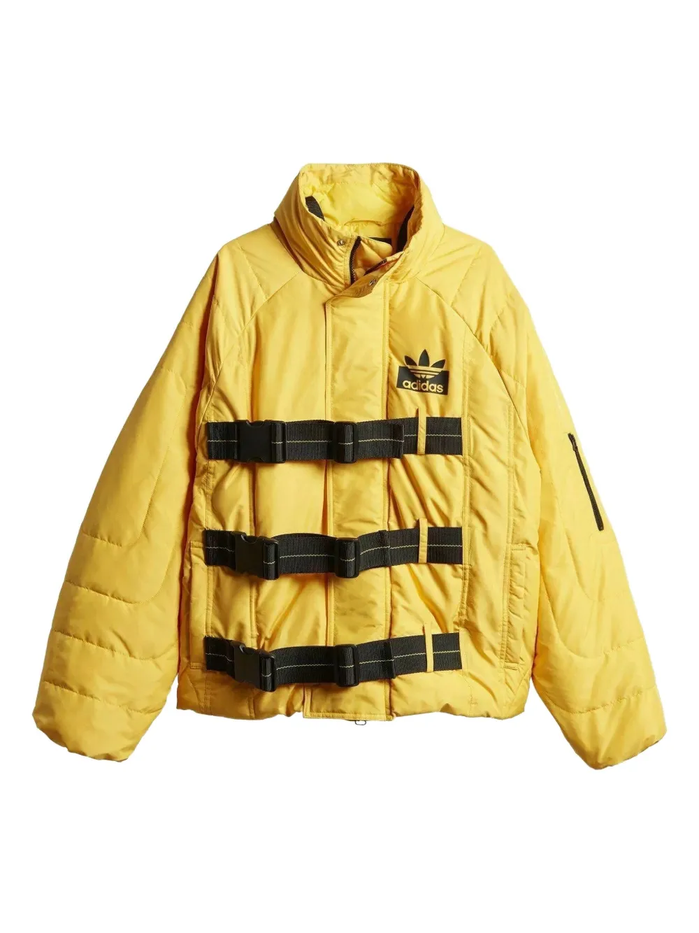 Стеганая куртка с пряжками adidas, желтый
Стеганая куртка с пряжками adidas, желтый