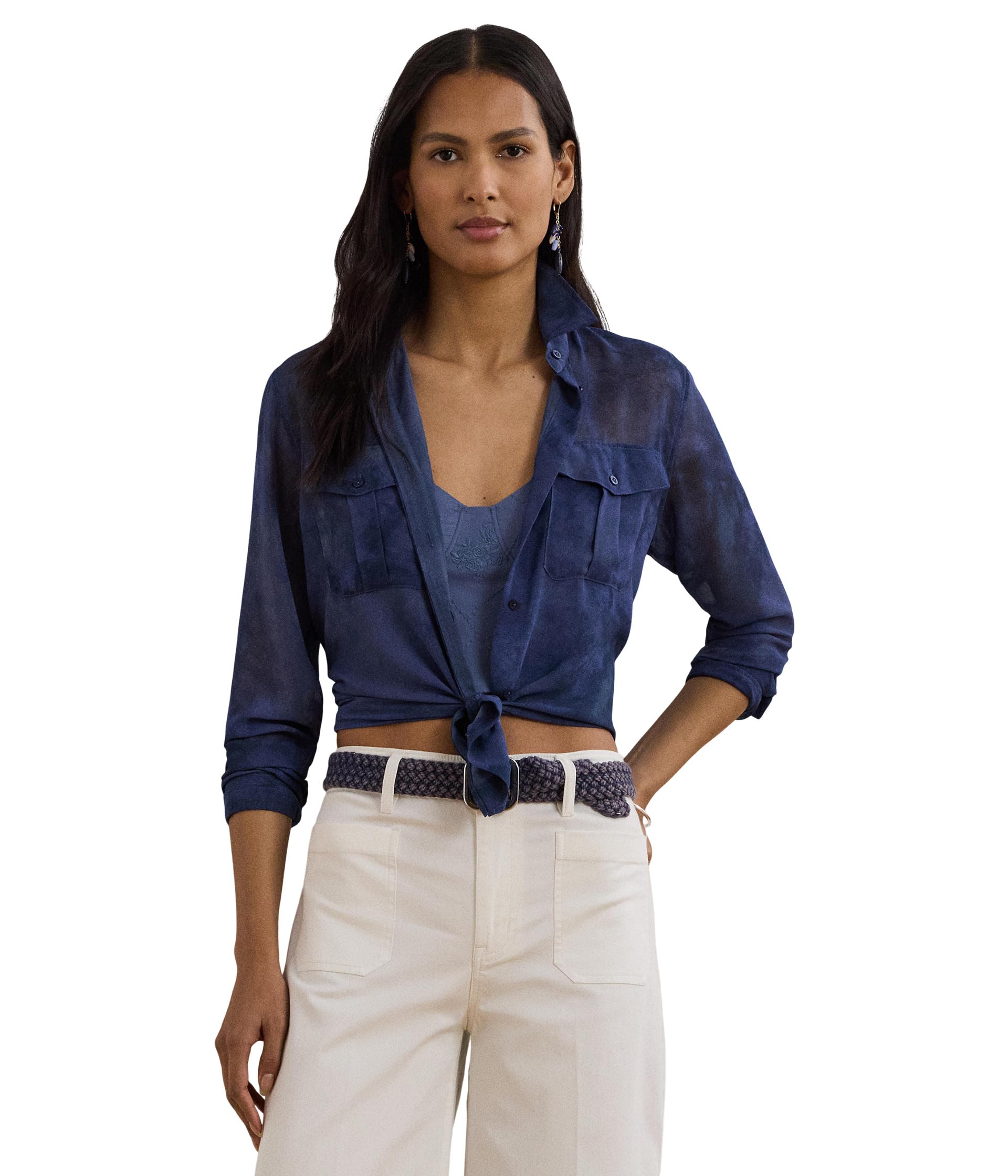 Рубашка Lauren Ralph Lauren Classic Fit Print Chiffon Shirt, черный мульти
Рубашка Lauren Ralph Lauren Classic Fit Print Chiffon Shirt, черный мульти