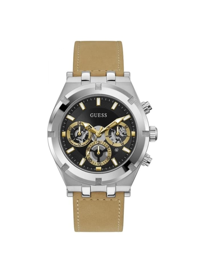 Guess Многофункциональные часы Continental, серебристо-коричневого цвета
Guess Многофункциональные часы Continental, серебристо-коричневого цвета