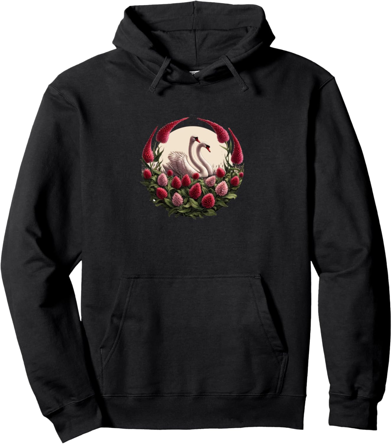 Худи в винтажном стиле с изображением лебедей Я люблю лебедей Red Flower Swan Bubb, черный
Худи в винтажном стиле с изображением лебедей Я люблю лебедей Red Flower Swan Bubb, черный