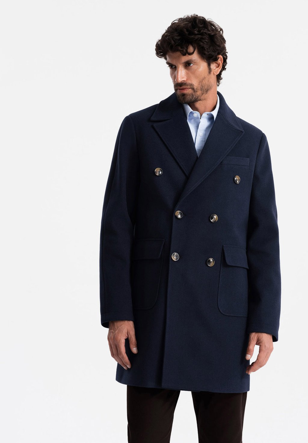 Короткое пальто OVER Ombre, темно-синий 
Короткое пальто OVER Ombre, темно-синий