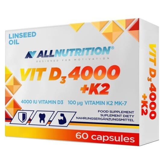 Allnutrition, Витамин D3 4000 K2 60 к иммунитет
Allnutrition, Витамин D3 4000 K2 60 к иммунитет
