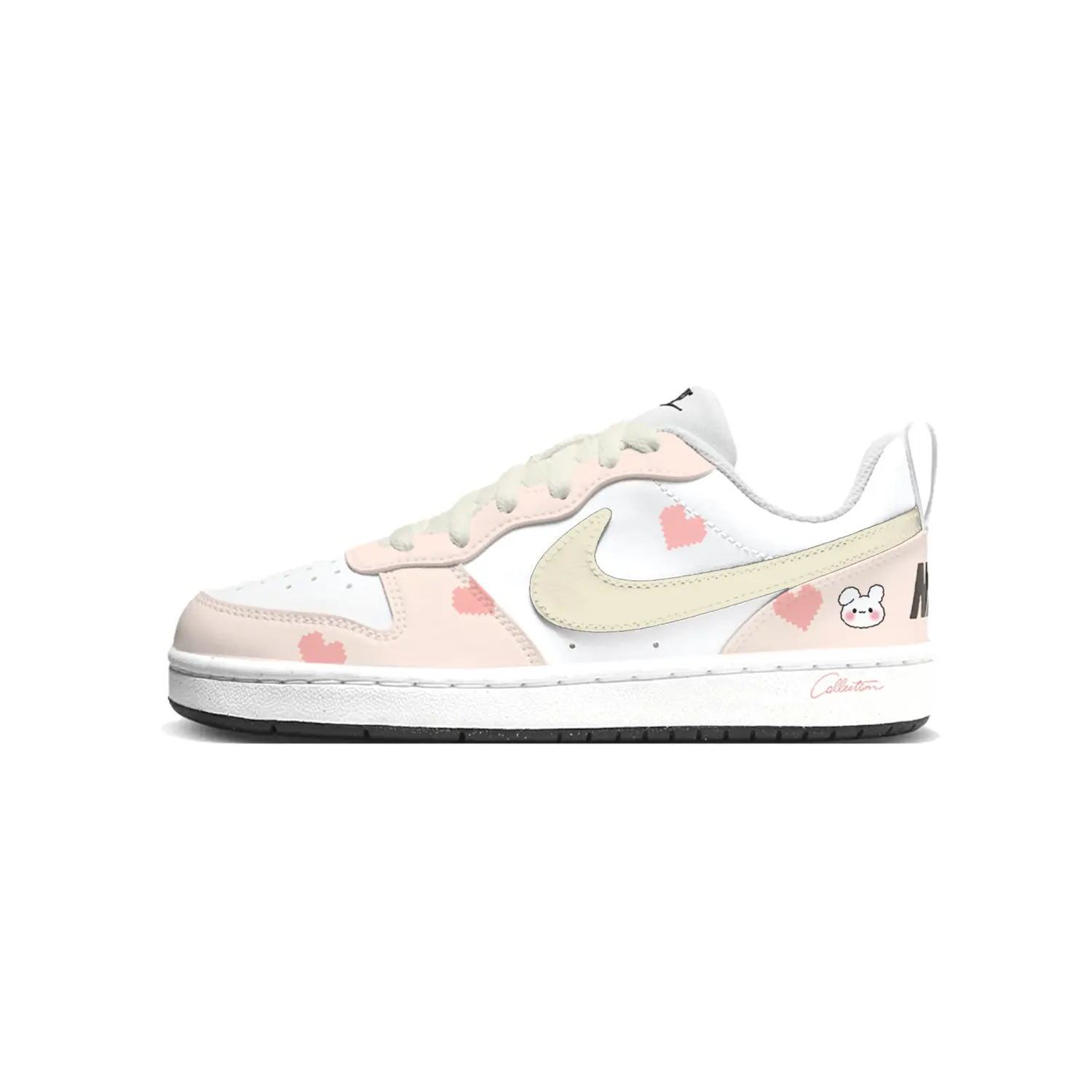 Nike Court Borough Pink Sweet Signal Low top детские скейтборд-кроссовки White
Nike Court Borough Pink Sweet Signal Low top детские скейтборд-кроссовки White