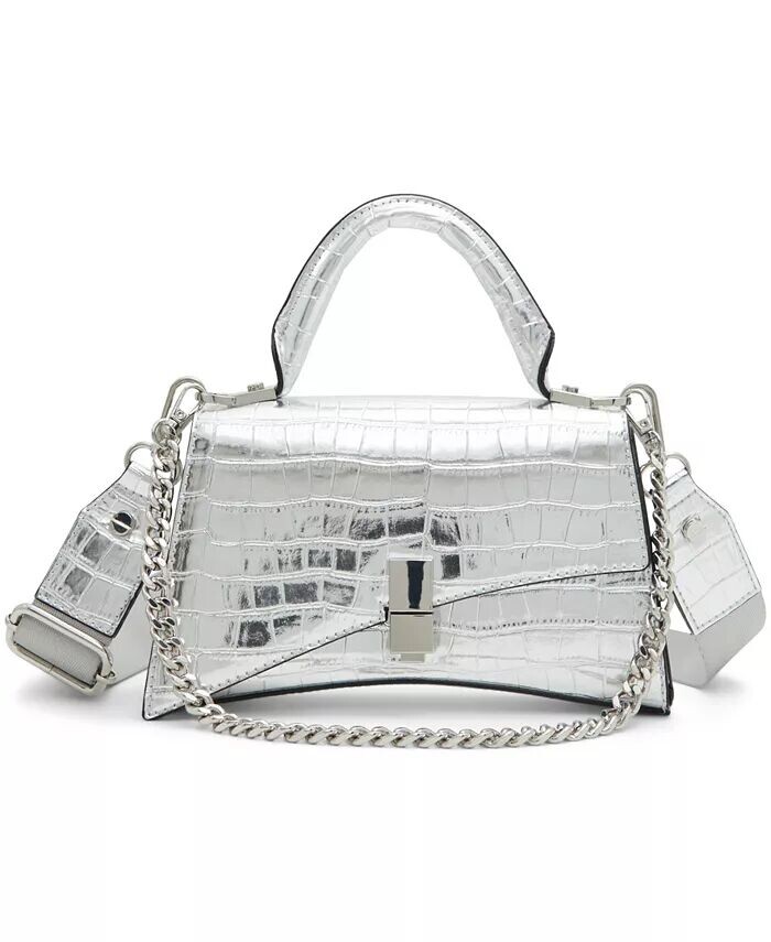 Маленькая синтетическая верхняя ручка Lucenaax Aldo, серебряный 
Маленькая синтетическая верхняя ручка Lucenaax Aldo, серебряный