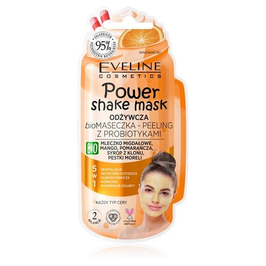 Питательная маска-пилинг с пробиотиками 5в1 Апельсин 10мл Eveline Cosmetics Power Shake
Питательная маска-пилинг с пробиотиками 5в1 Апельсин 10мл Eveline Cosmetics Power Shake