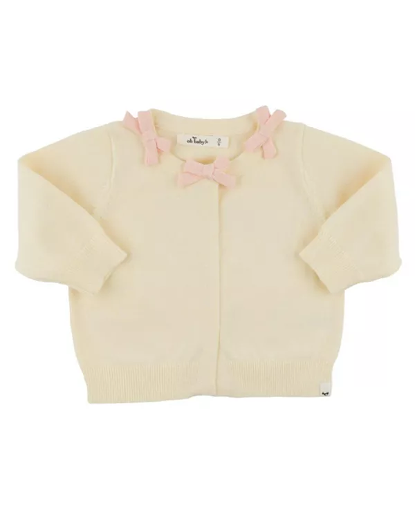 Вязаный кардиган с бантом для девочки (мини-кардиган) - для малышек. Oh Baby!, белый
Вязаный кардиган с бантом для девочки (мини-кардиган) - для малышек. Oh Baby!, белый