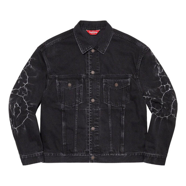 Куртка shibori denim trucker jacket 'black white' Supreme, черный
Куртка shibori denim trucker jacket 'black white' Supreme, черный
