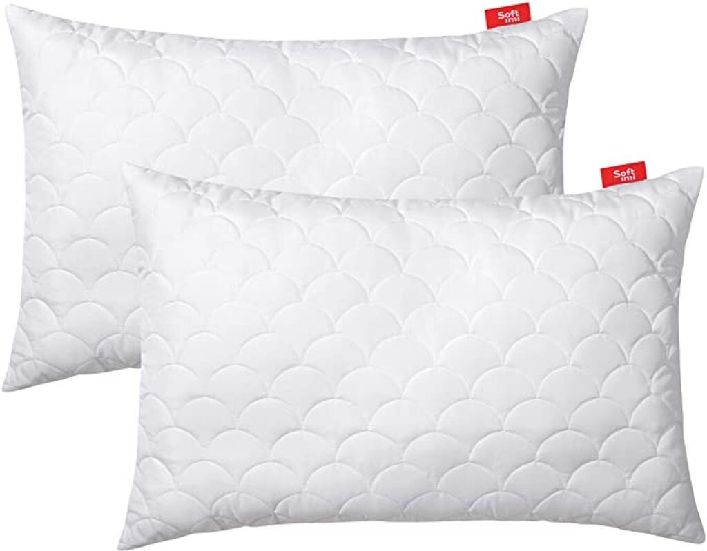 Подушка стеганая премиум-класса SOFTIMI - антиаллергенная - против клещей - без запаха, можно сразу использовать - с регулировкой жесткости (комплект 2 шт. 40х90 см)
Подушка стеганая премиум-класса SOFTIMI - антиаллергенная - против клещей - без запаха, можно сразу использовать - с регулировкой жесткости (комплект 2 шт. 40х90 см)