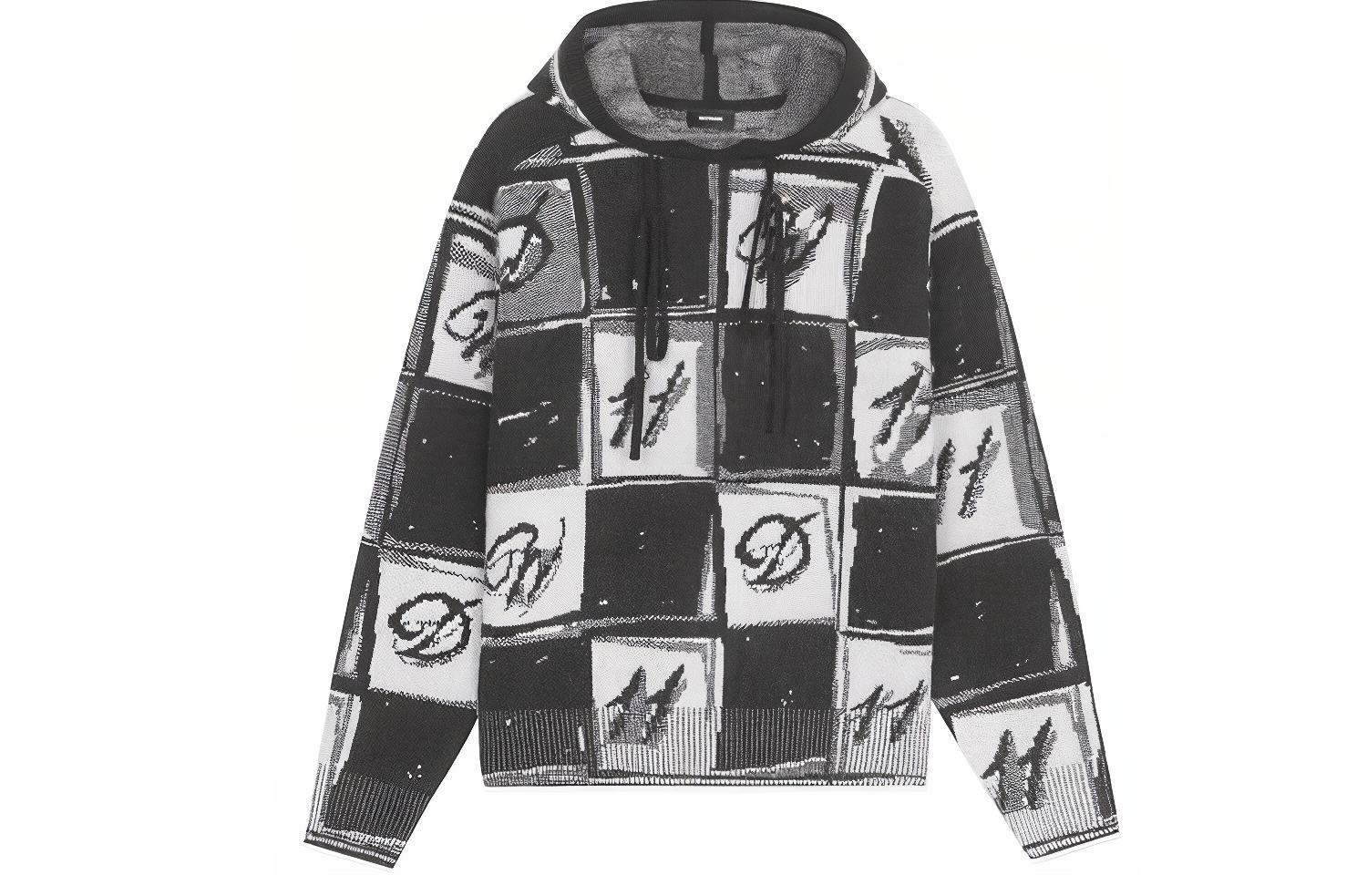 Худи с принтом шахматной доски WE11DONE, черный
Худи с принтом шахматной доски WE11DONE, черный