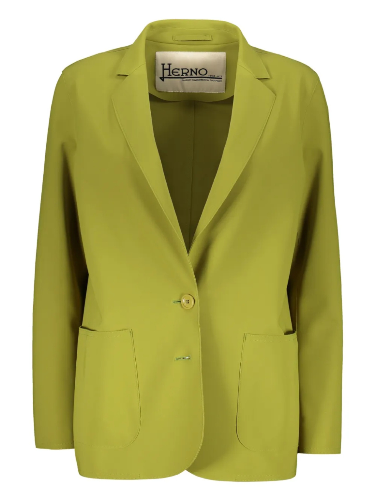 Однобортный блейзер Herno, зеленый
Однобортный блейзер Herno, зеленый
