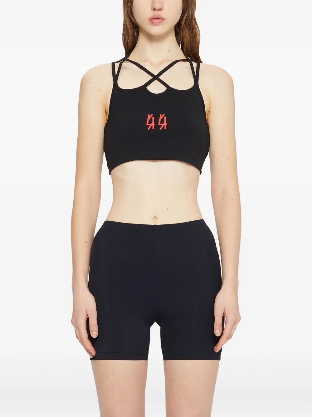 Майка из джерси с бретелями 44 Label Group, черный
Майка из джерси с бретелями 44 Label Group, черный