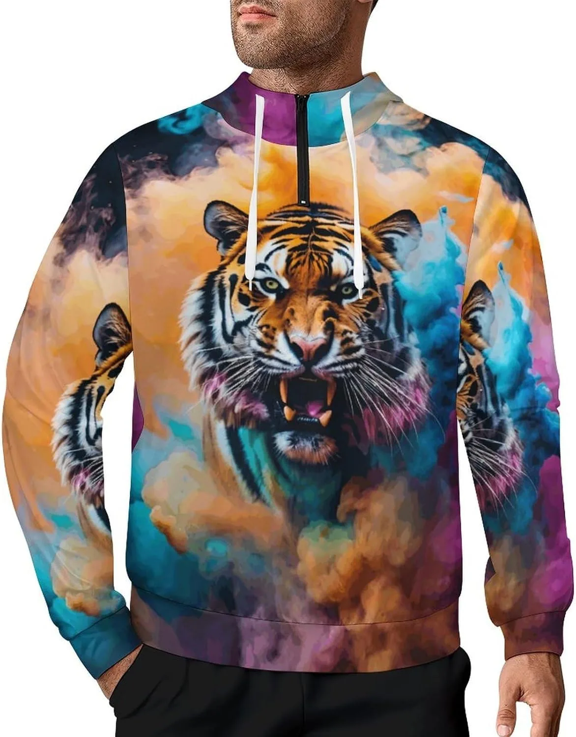 Толстовка Zakqeik Lions для мужчин, легкая, с длинным рукавом и молнией на половину
Толстовка Zakqeik Lions для мужчин, легкая, с длинным рукавом и молнией на половину