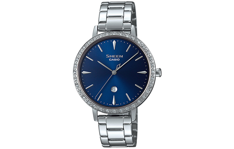 CASIO Часы Women's SHEEN Blue Watch SHE-4535YD-2A, White Blue
CASIO Часы Women's SHEEN Blue Watch SHE-4535YD-2A, White Blue