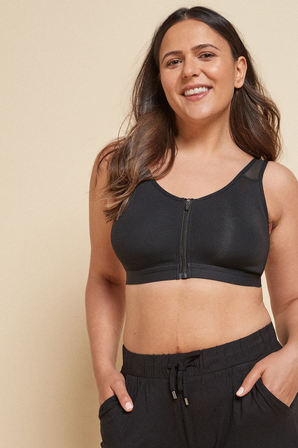 Послеоперационный бюстгальтер застегивается на молнию Next, черный
Послеоперационный бюстгальтер застегивается на молнию Next, черный