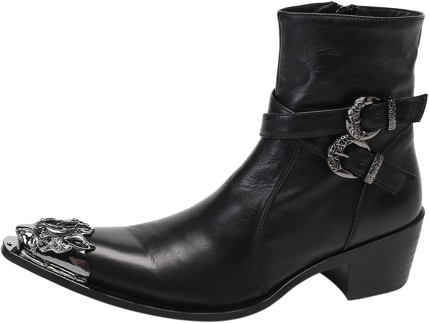 Мужские ботинки Santimon, повседневные, для вечеринок, диско, среднего верха, вестерн, с металлическим носком, из натуральной кожи, с пряжкой, челси, для бальных танцев, рок-певца, выпускного, свадьбы, ковбойские ботинки, черный
Мужские ботинки Santimon, повседневные, для вечеринок, диско, среднего верха, вестерн, с металлическим носком, из натуральной кожи, с пряжкой, челси, для бальных танцев, рок-певца, выпускного, свадьбы, ковбойские ботинки, черный