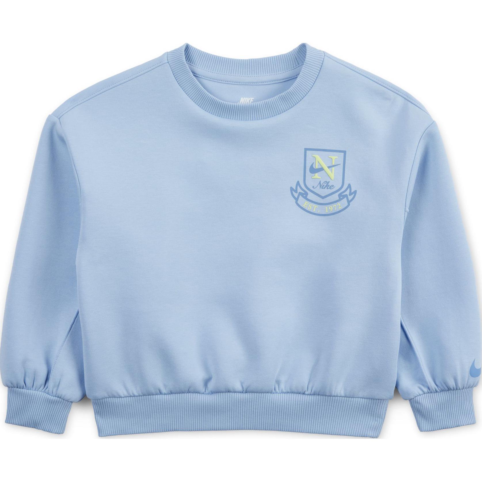 Nike Свитшот Sportswear Swoosh Soulful Blue для детей 3-7 лет
Nike Свитшот Sportswear Swoosh Soulful Blue для детей 3-7 лет