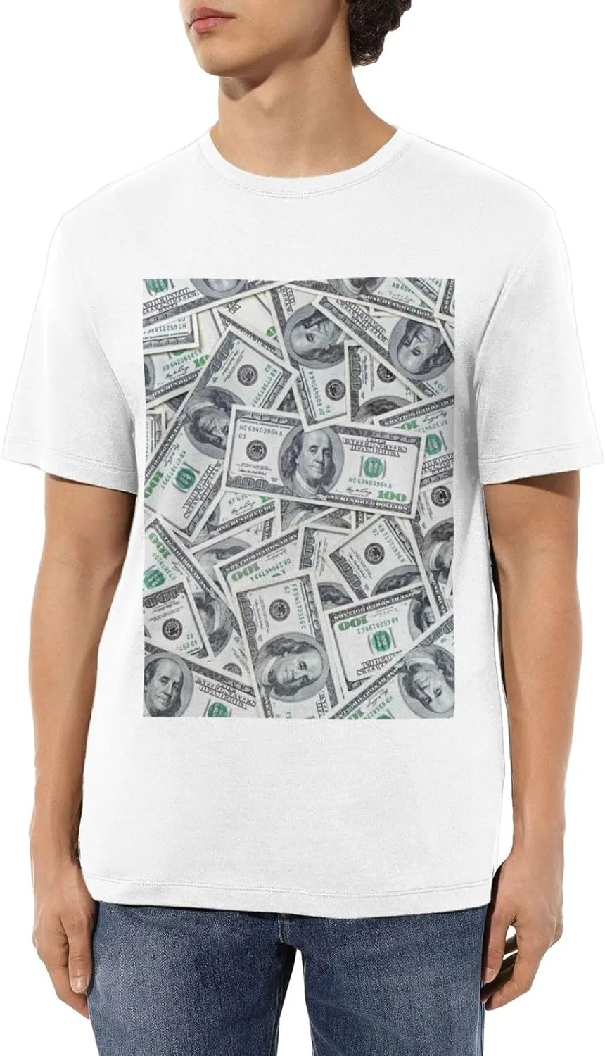 Мужская хлопковая футболка с круглым вырезом, Funny Dollar Money, короткий рукав ZERAOKE
Мужская хлопковая футболка с круглым вырезом, Funny Dollar Money, короткий рукав ZERAOKE