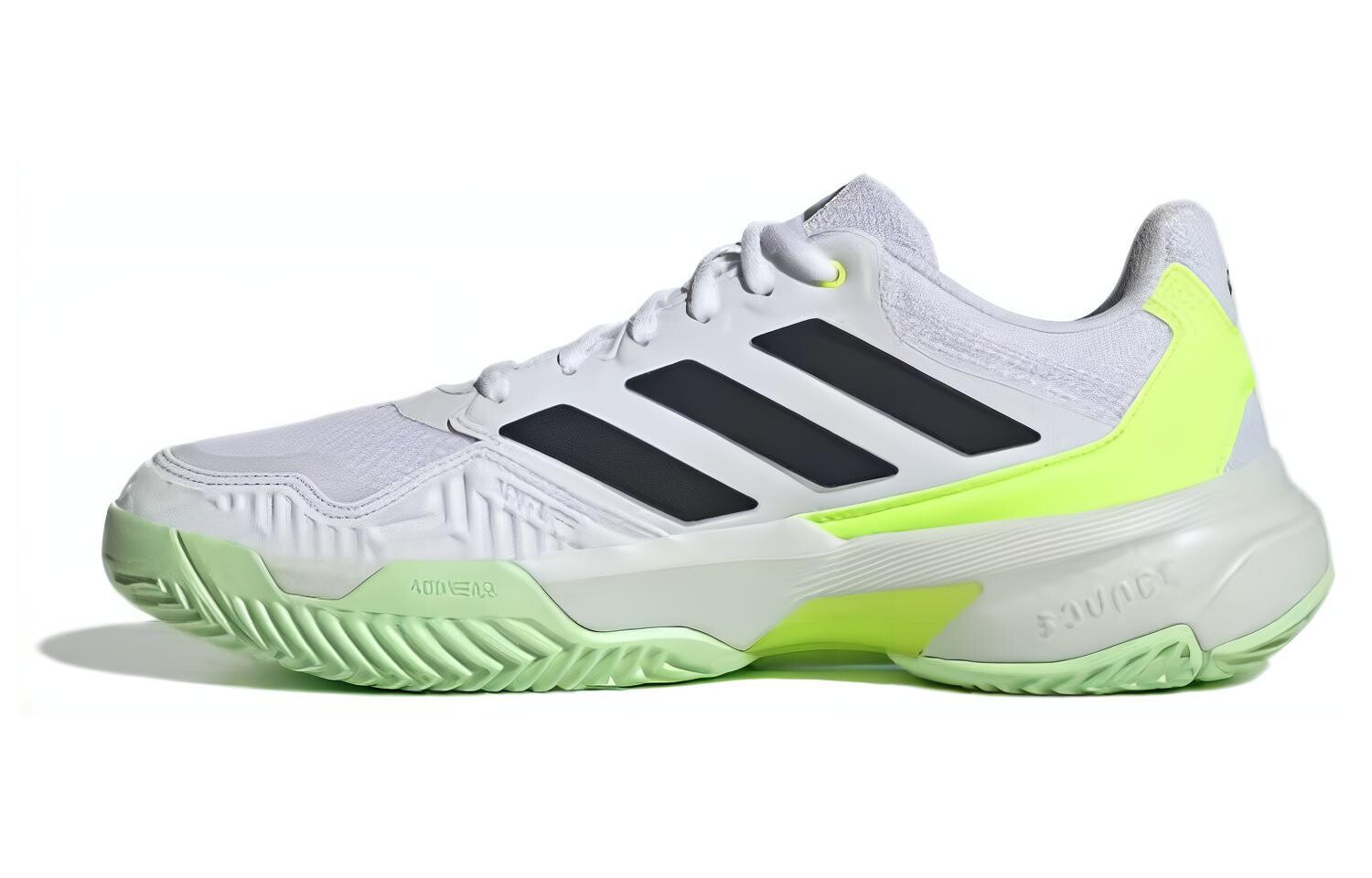 Кроссовки adidas Courtjam Control 3 Cloud White Core Black Lucid Lemon, белый/черный/зеленый
Кроссовки adidas Courtjam Control 3 Cloud White Core Black Lucid Lemon, белый/черный/зеленый