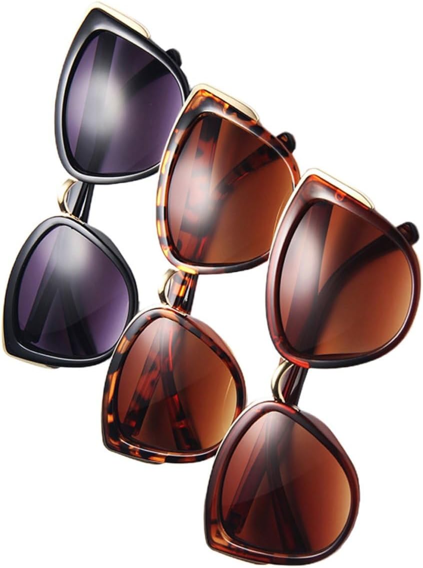 Набор из 3 солнцезащитных очков «кошачий глаз» в винтажном стиле с пластиковой оправой для женщин, для активного отдыха и пляжа, с леопардовым, черным и коричневым рисунком на оправе OKUMEYR, Assorted Color
Набор из 3 солнцезащитных очков «кошачий глаз» в винтажном стиле с пластиковой оправой для женщин, для активного отдыха и пляжа, с леопардовым, черным и коричневым рисунком на оправе OKUMEYR, Assorted Color