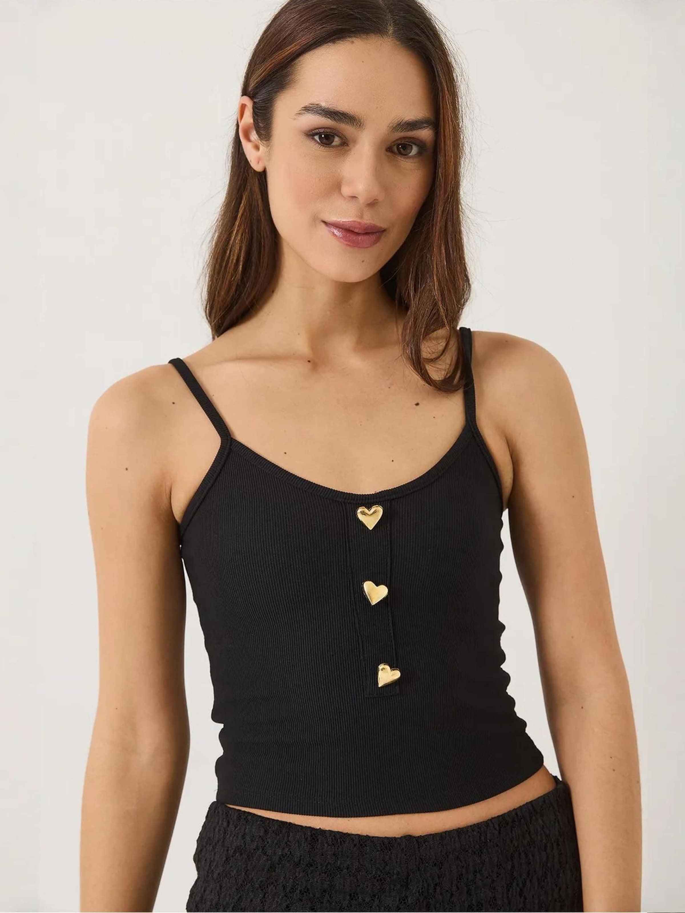 Bianco Lucci Топ в черном цвете
Bianco Lucci Топ в черном цвете