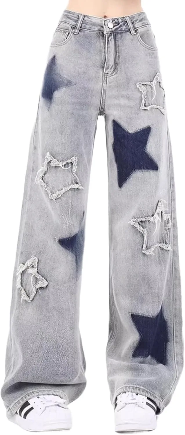 Джинсы Star-Print с прямыми штанинами, High-Waisted, светлые FKAEZZFR
Джинсы Star-Print с прямыми штанинами, High-Waisted, светлые FKAEZZFR