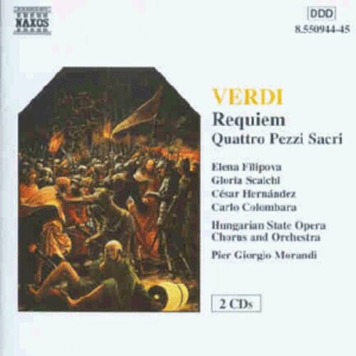 CD диск Verdi / Filipova / Scalchi / Hernandez: Requiem
CD диск Verdi / Filipova / Scalchi / Hernandez: Requiem