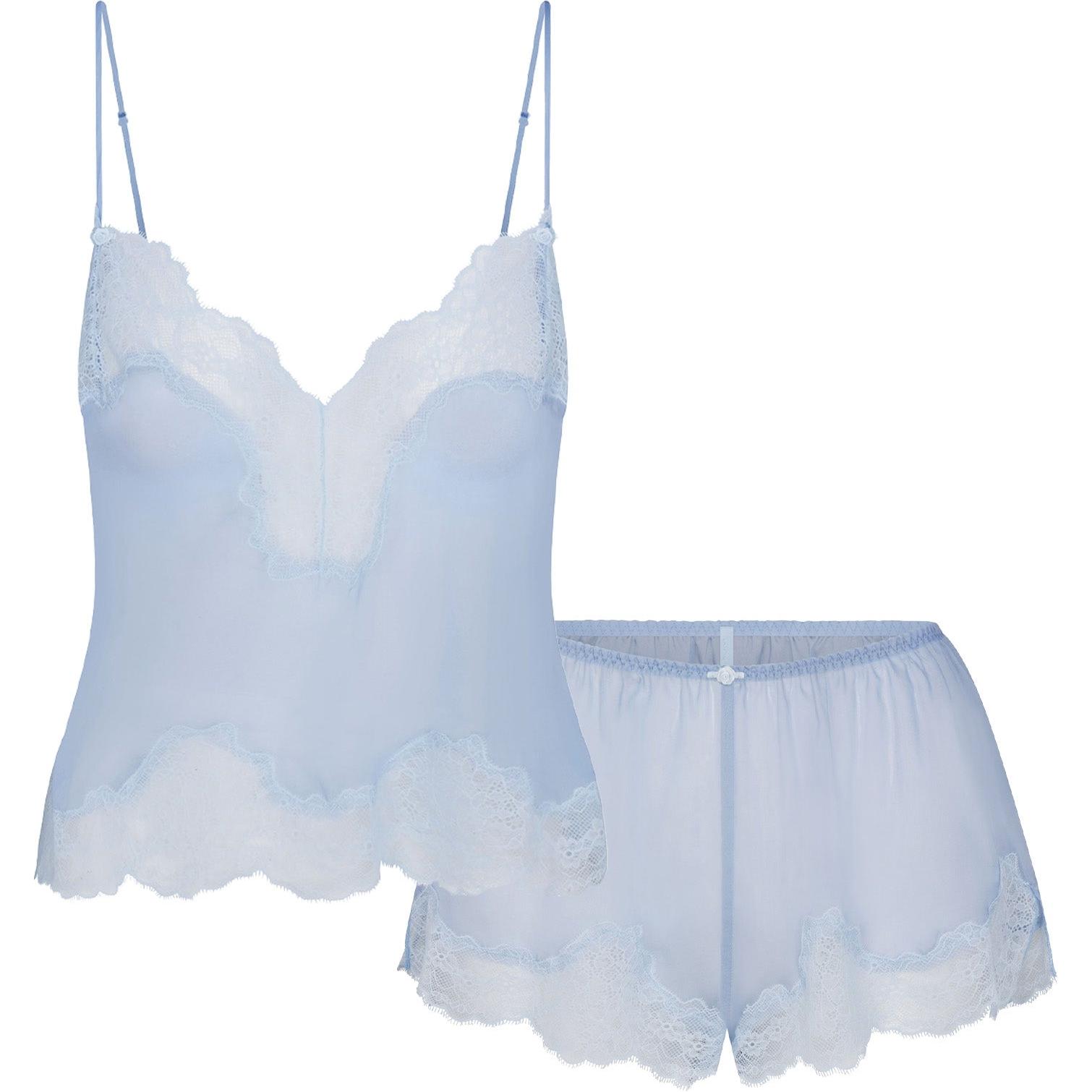 Skims Комплект пижамы Holiday Collection FW24 Romance Lace Cami и шорты для женщин GLACIER/Glacier Blue
Skims Комплект пижамы Holiday Collection FW24 Romance Lace Cami и шорты для женщин GLACIER/Glacier Blue