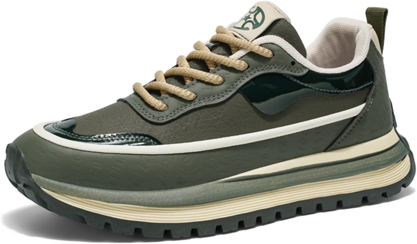 Мужские кожаные массивные кроссовки в винтажном стиле, вдохновленные беговыми моделями, с толстой подошвой, низкие, на шнуровке, удобные, легкие, дышащие, противоскользящие, повседневные кроссовки для офиса, прогулок и выходных Yrzhgdl, зеленый
Мужские кожаные массивные кроссовки в винтажном стиле, вдохновленные беговыми моделями, с толстой подошвой, низкие, на шнуровке, удобные, легкие, дышащие, противоскользящие, повседневные кроссовки для офиса, прогулок и выходных Yrzhgdl, зеленый