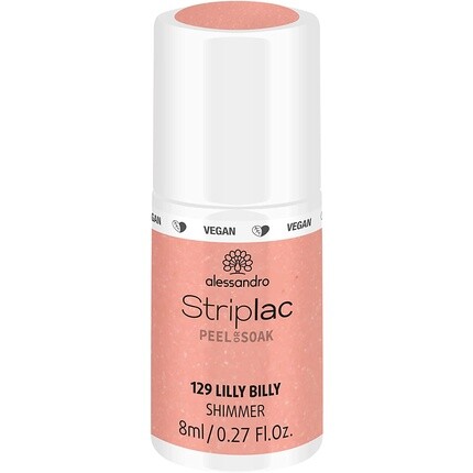 Веганский лак для ногтей Striplac Peel Or Soak Lilly Billy Led со свежим абрикосом, 8 мл, Alessandro
Веганский лак для ногтей Striplac Peel Or Soak Lilly Billy Led со свежим абрикосом, 8 мл, Alessandro
