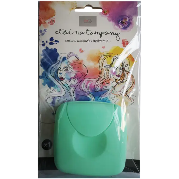 Футляр для тампонов, 1 шт. Rk18 Turkusowe
Футляр для тампонов, 1 шт. Rk18 Turkusowe