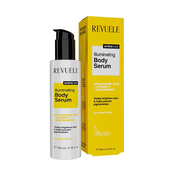 Осветляющая сыворотка для тела REVUELE Iluminating Body Serum, 200 мл
Осветляющая сыворотка для тела REVUELE Iluminating Body Serum, 200 мл