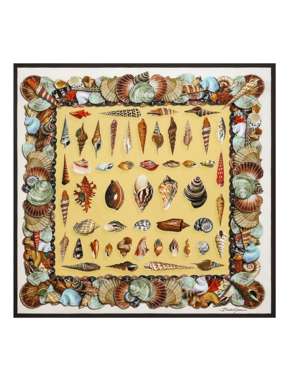 Шелковый платок с принтом DOLCE & GABBANA, желтый
Шелковый платок с принтом DOLCE & GABBANA, желтый