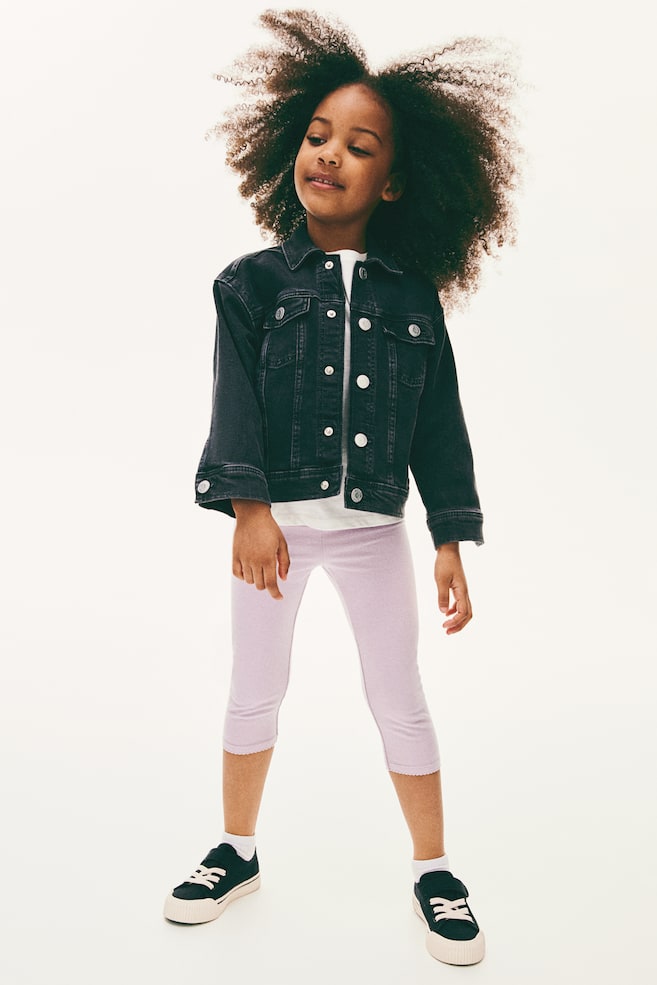 Упаковка из 5 трикотажных леггинсов-капри H&M, мультиколор 
Упаковка из 5 трикотажных леггинсов-капри H&M, мультиколор