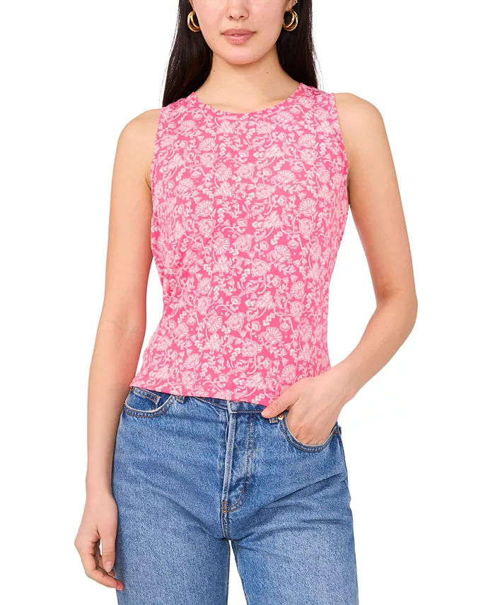 Женский принтованный топ с вырезом на спине Vince Camuto, розовый
Женский принтованный топ с вырезом на спине Vince Camuto, розовый