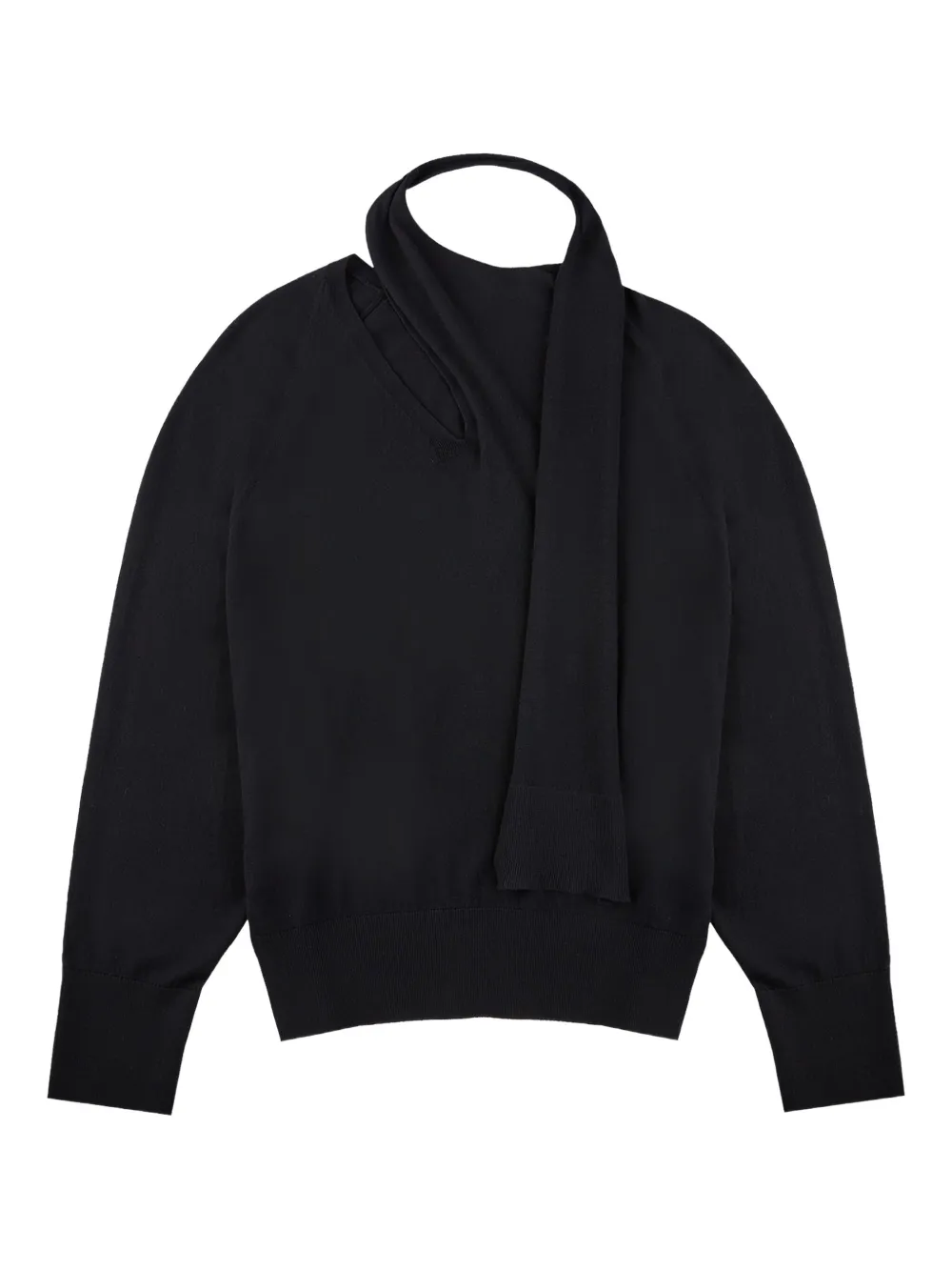 Свитер с шарфом Zanone, синий
Свитер с шарфом Zanone, синий